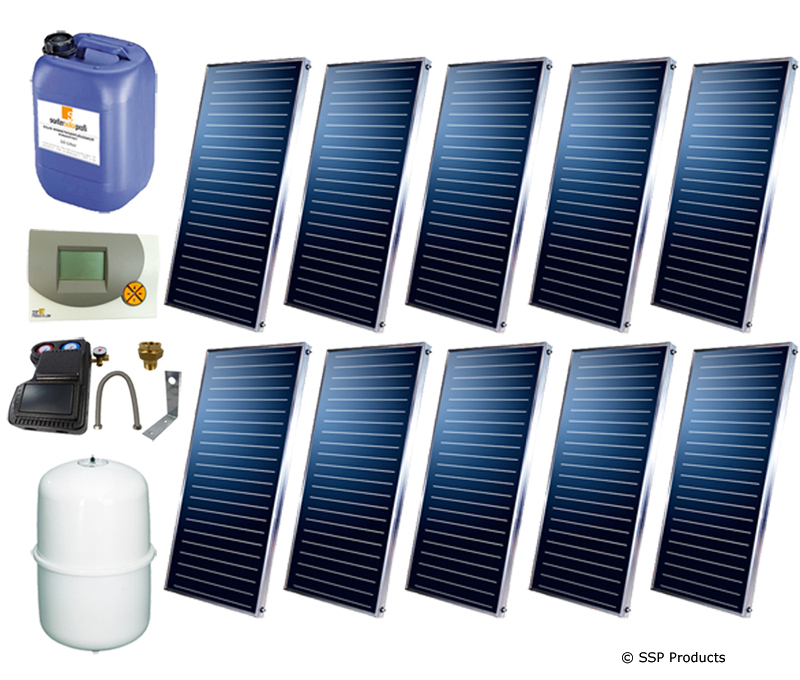 SSP Prosun Solarpaket 10 10 Kollektoren